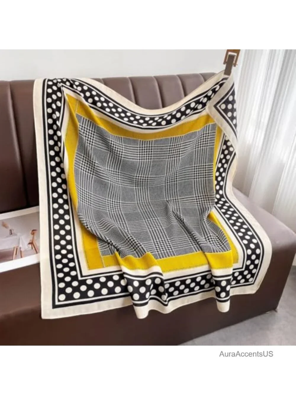 35 Inch Square Fashion Scarf Headscarf Hair Scarf Sleeping Neck Scarf for Women